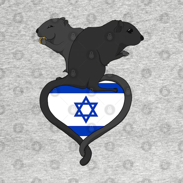 Gerbil Israel (dark) by RampArt